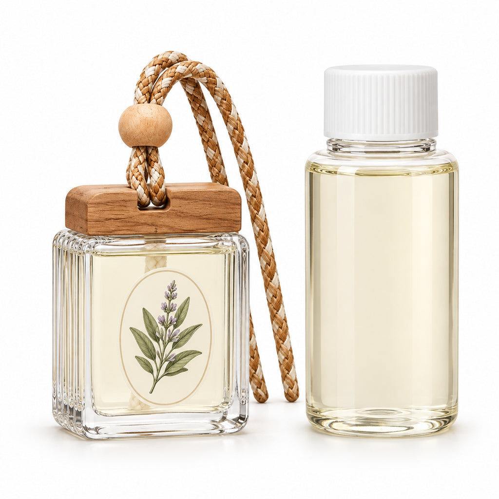 Ribbed Mini Hanging Fragrance Kit - Sea Salt & Sage