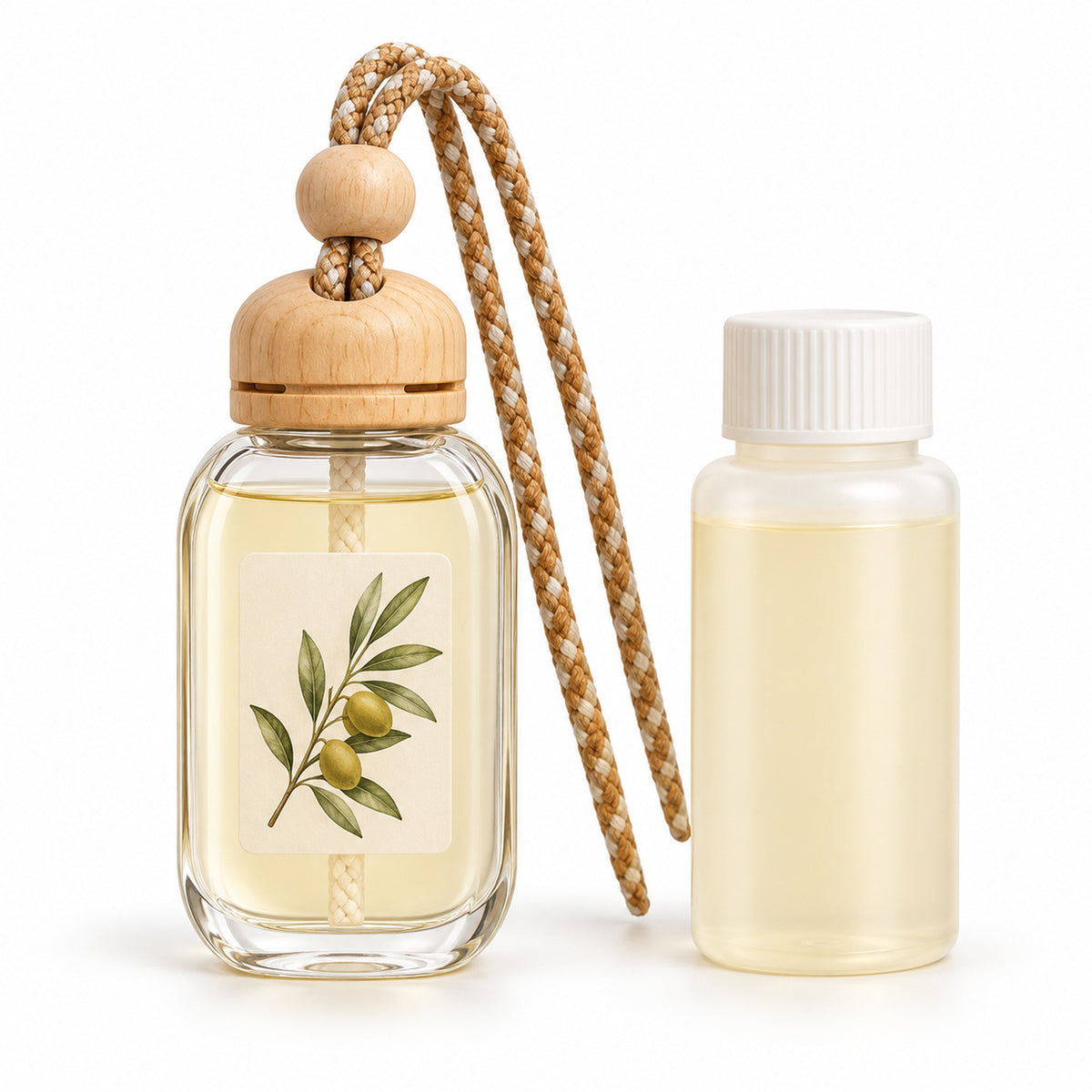 Oval Leaf Hanging Fragrance Kit - Cedar & Bergamot