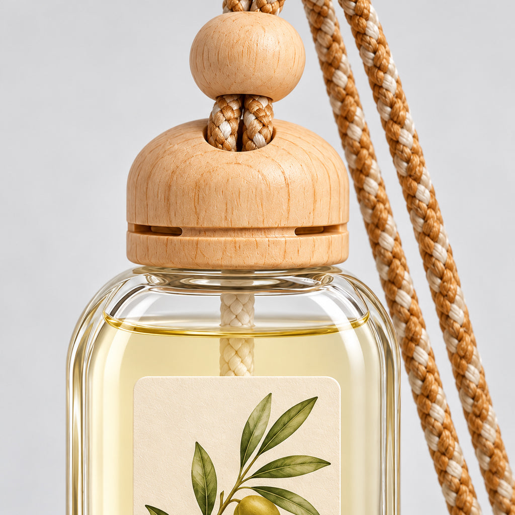Oval Leaf Hanging Fragrance Kit - Cedar & Bergamot