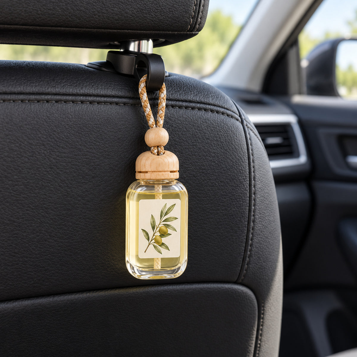 Oval Leaf Hanging Fragrance Kit - Cedar & Bergamot