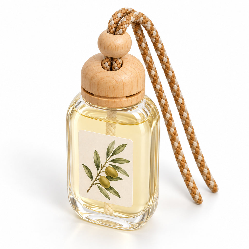 Oval Leaf Hanging Fragrance Kit - Cedar & Bergamot