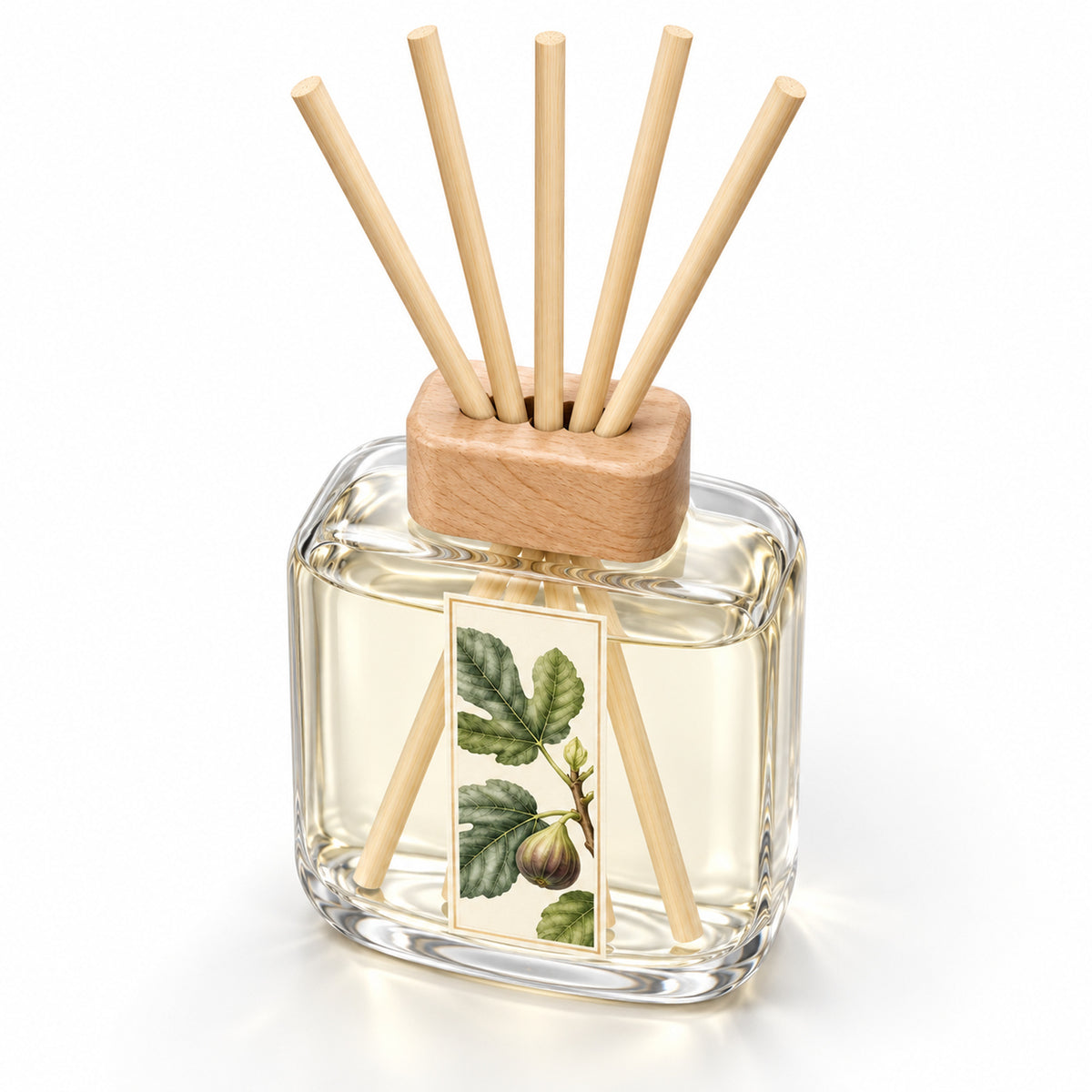 Clear Cube Reed Diffuser - White Tea & Fig, 180 mL