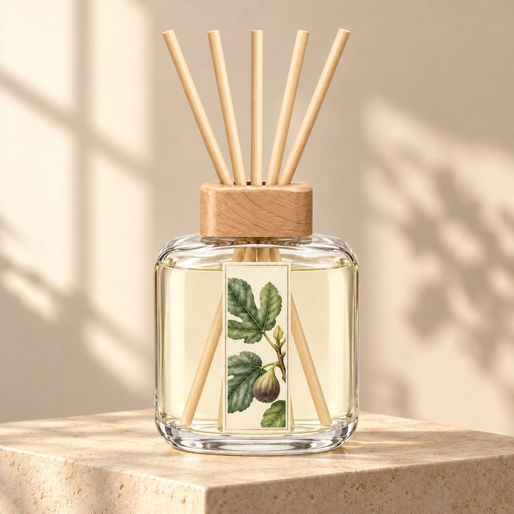 Clear Cube Reed Diffuser - White Tea & Fig, 180 mL