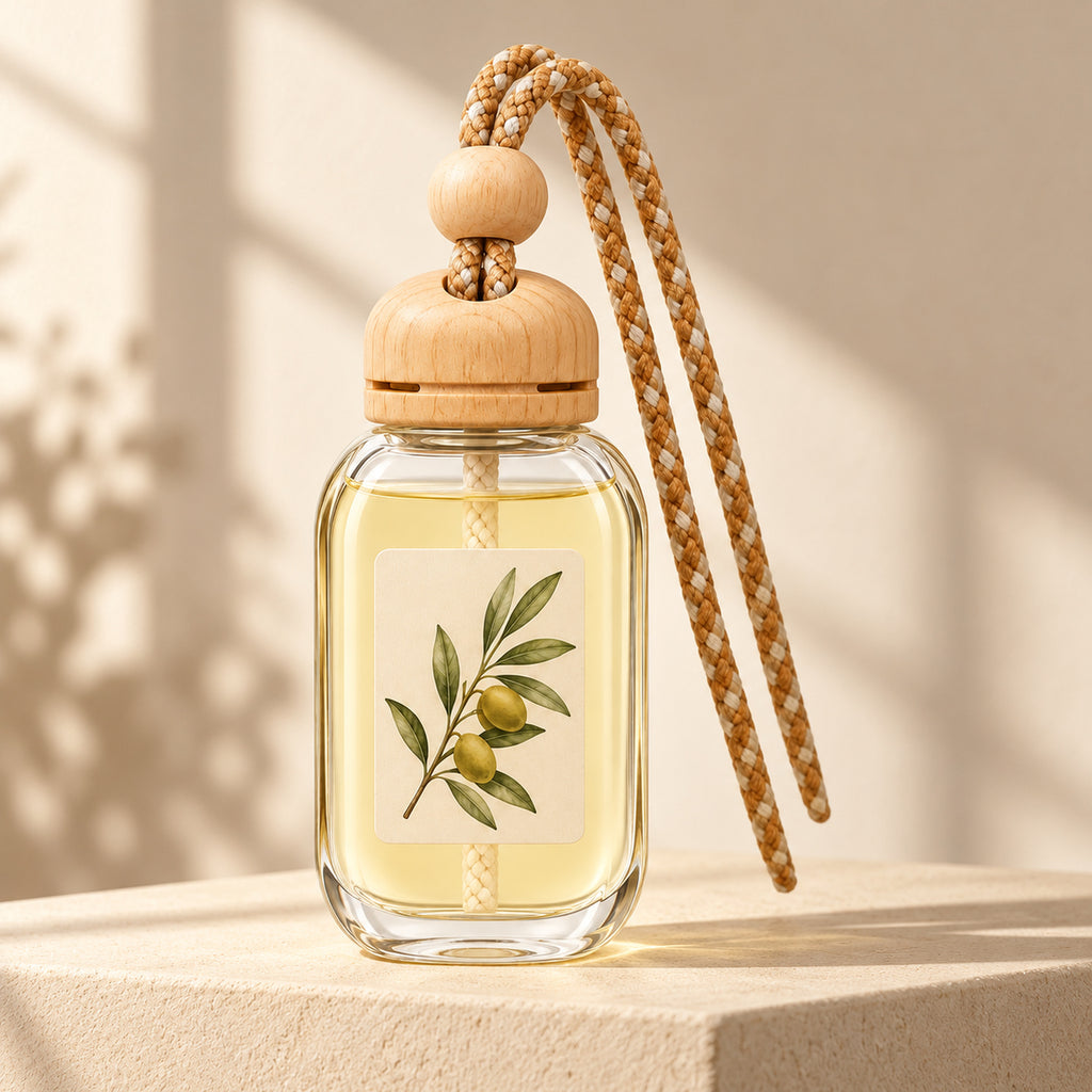 Oval Leaf Hanging Fragrance Kit - Cedar & Bergamot